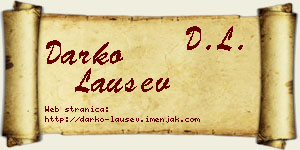 Darko Laušev vizit kartica